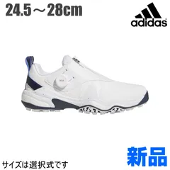 新品【43ホワイト/シルバー/ネイビー】【メーカー正規仕入品】2025年モデル adidas アディダス ゴルフシューズ NKZ93 コードカオス 25 ボア CODE CHAOS 25 BOA [ダイヤルタイプ/EE相当/スパイクレス] （メンズ）