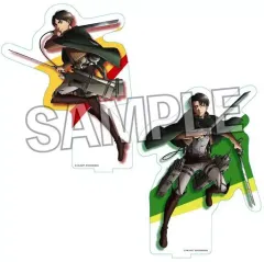 【中古】アクリルスタンド・アクリルパネル エレン＆リヴァイ 描き下ろし2018 アクリルスタンド 「進撃の巨人」