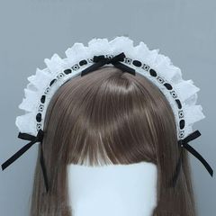 【特価商品】ヘアバンド ゴスロリ フリル 長いリボン カチューシャ 蝶結び コスプレ カチューシャ 髪飾り レディース ヘアアクセサリー かわいい レース 萌え ロリータ キュート メイドカフェ メイド おしゃれ