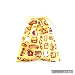 巾着袋・あんバター・ねこパン