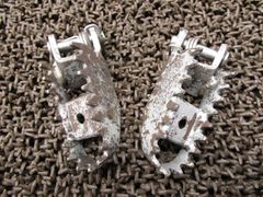 KLX250ES メインステップ 左右 ●A2989！LX250E カワサキ 【 LX250DE 】 キャブ車