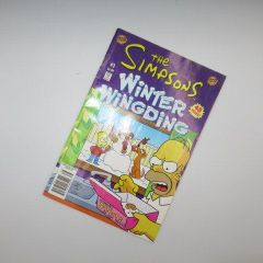 2008 The Simpsons #3 Comic Winter Wingding ① Santa's Little Helper Homer Bart Magazine Figure Plush Doll
