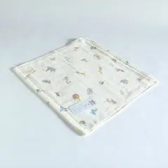 KONTEX／Toris Gauze Zoo／S Size／Yellow／imabari towel／コンテックス／トロワガーゼ ズー／Sサイズ／イエロー／今治タオル