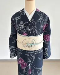 新品未使用タグつき　浴衣単品　TEIJINカルキュロ　フリーサイズ　金魚柄 新品未使用タグつき 浴衣単品 TEIJINカルキュロ フリーサイズ