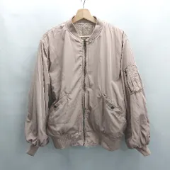 ◇ ⊇ OLIVE des OLIVE リバーシブル 長袖 ボアジャケット ブルゾン サイズM ピンクベージュ レディース E 【1504240004006】