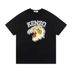 最安値爆買いKENZO ブランド ロゴ ワッペン 半袖 Tシャツ ネイビー L トップス