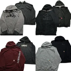 古着卸 まとめ売り ブランドMIX スウェット 8枚セット (メンズ 2XL /3XL /4XL ) リーバイス ラルフ ディッキーズ 中古 古着 NB8621