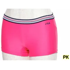 フィラ FILA 水陸両用ボクサーパンツ レディース 316-238/316-238-1　PKピンク　カラフルなカラーでスポーツ時もおしゃれを楽しむ水陸両用インナーパンツ。ヨガウェア　フィットネス　水着
