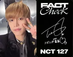 【中古】コレクションカード(男性) NCT 127/テイル(TAEIL)/印刷サイン・メッセージ入り/CD「FACT Check」(Exhibit JAPAN Exclusive Ver.)日本限定フォトカード