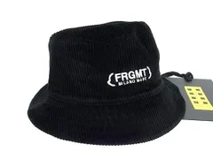 ■新品■未使用■ MONCLER モンクレール FRGMT HIROSHI FUJIWARA ベロア バケットハット 帽子 メンズ レディース ブラック系 AY8195のサムネイル