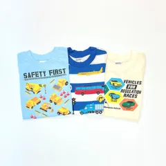 男の子 子供服 半袖 Tシャツ まとめ売り 車  新品 タグ付き 110cm 120cm 130cm 働く車 乗り物