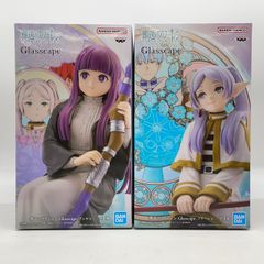04w3430 【未開封】葬送のフリーレン Glasscape-フリーレン ＆ フェルン 2点セット BANDAI フィギュア 中古品