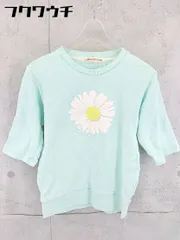 ◇ BEAMS HEART ビームス ハート 五分袖 カットソー グリーン系 レディース 【中古】 【1102050003440】