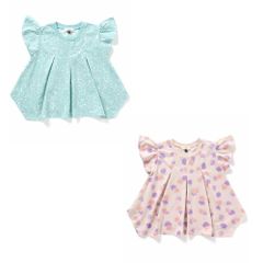 新作　SERAPH（セラフ）　イレヘムトップス　110㎝　120㎝　ブルー　ピンク　半袖　Tシャツ　女の子　207075