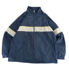 NIKE nylon jacket【OU015】ナイキナイロンジャケット　ネイビー　XL