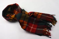 ラルフローレン マフラー チェック柄 RL ウール ブランド 小物 レディース イエロー RALPH LAUREN 【中古】