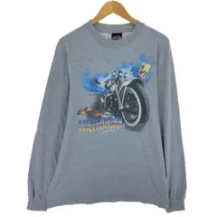 古着 ハーレーダビッドソン Harley-Davidson ロングTシャツ ロンT USA製 メンズXL相当/eaa497501