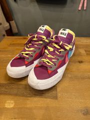 NIKE BLAZER LOW x SACAI x KAWS ナイキ ブレーザー ロー サカイ カウズ PURPLE DUSK/LAGOON PULSE/WHITE DM7901-500