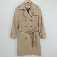 ◇ ◎ NATURAL BEAUTY BASIC 通勤 OL ライナー付き 長袖 トレンチ コート サイズM ベージュ レディース E  【中古】 【1305250031408】