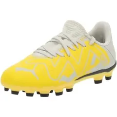 プーマ(PUMA) サッカースパイク フューチャープレイHG+Mid Jr 107389-04 Sグレー/イエローB 23.5cm