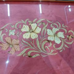 Paturzo Giovanni イタリア　お盆　象嵌　花　トレイ