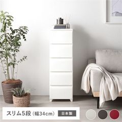 リビングチェスト ワイド＋スリム 2個セット 日本製 ルームスシェード