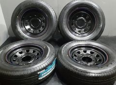 新品【BS DUELER H/L 215/70R15】夏タイヤ【DAYTONA デイトナ 15インチ 6J5HPCD139.7】ジムニー ジムニーシエラ等　(VTP937)