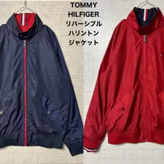 トミーヒルフィガー　TOMMY HILFIGER　リバーシブル　ハリントン　ジャケット