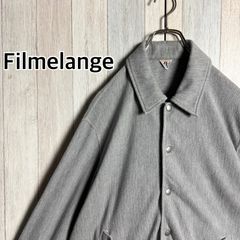 日本製 Filmelange フィルメランジェ スナップジャケット ヘリンボーン柄 グレー