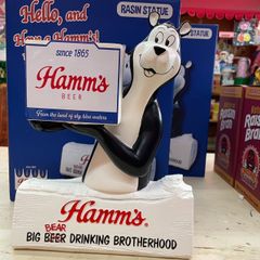 ハムズビール レジン スタチュー フィギュア Hamm's Beer アメリカン雑貨 ガレージ アメ雑