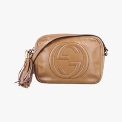 グッチGucciソーホーキャメルパテント308364E015590442