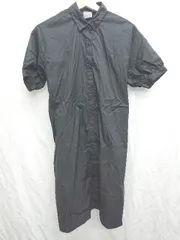 ◇ ◎ PUMA プーマ シンプル カジュアル 半袖 膝丈 ワンピース サイズS ブラック レディース P  【1407260008279】