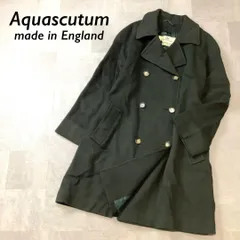 良品 イングランド製 Aquascutum アクアスキュータム トレンチコート