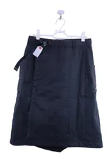 【美品】New Balance golf(ニューバランスゴルフ) ナイロン巻きスカート 黒 レディース M ゴルフ用品 2502-0043 中古