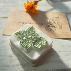 消しゴムはんこ♡イチゴ♡