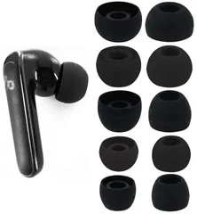 A-Focus イヤーチップ イヤーピース Anker Soundcore Life P2用 Soundcore Life P3用 Fit in the Case XS/S/M/L/XL 5サイズ5ペア ブラック P2P3のサムネイル