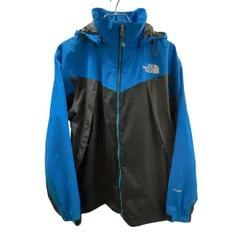 ノースフェイス マウンテンパーカー ブルー ブラック Lサイズ ハイベント 防水 透湿 軽量 ナイロンジャケット フード付き 収納可  HYVENT THE NORTH FACE