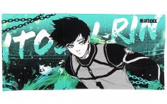 ブルーロック展 原画展 原作 糸師凛 ビッグタオル - メルカリ