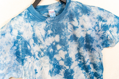 A075「藍染め専門店が手掛ける藍染」メンズ　半袖　Tシャツ