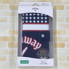 Callaway Golf Callaway Design Stand Flip for iPhone XR / ネイビー SB-IA20-SDDC/NV