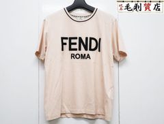フェンディ FENDI サイズM FS7254 AFLW フロントロゴパッチTシャツ  