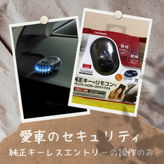 純正キーレスでON/OFFできるカーセキュリティー SQ900　盗難防止　車