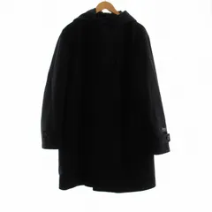 ナノユニバース nano universe メルトンフードコート ジャケット アウター ウール XL 黒 ブラック 674-1215004 /OR