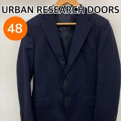 URBAN RESEARCH DOORS アーバンリサーチドアーズ ジャケット テーラードジャケット スーツ メンズ レディース ネイビー 48サイズ【CT1031】