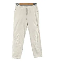 美品 GALERIE VIE ギャルリーヴィー 無地 秋冬 AW ワイドパンツ コットン アイボリー レディース 34 コーディロイ【古着】【中古】【送料無料】