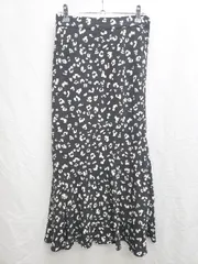 ◇ Simplicite シンプリシテェ ロング丈 マーメイド スカート 表記なし ブラック オフホワイト系 レディース P  【1407100018758】のサムネイル