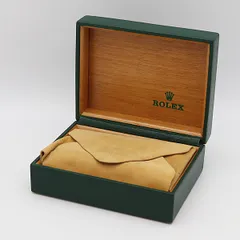 良品 ロレックス 空箱/BOX 腕時計用 グリーンカラー レディース/メンズ ロレックス 時計ボックス 内箱・外箱セット グリーン ROLEX BOX