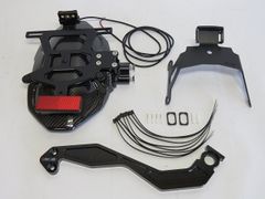 CB650R CBR650R cb650r cbr650r 2024 以降 LEDナンバー ホルダー ＆スプラッシュガード フェンダー CNC カーボン