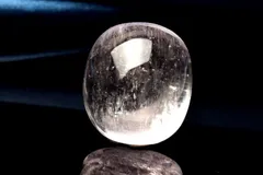 【１点物】AAA☆繊維構造 クンツァイト　20x18mm　オーバル ルース パワーストーン 天然石 _PC1609