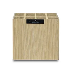 2-1 本チーク木製ペン立て10連ミャンマーチークAタイプ